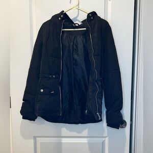 H&M Women’s Black Puffer (ish) Jacket Size Small